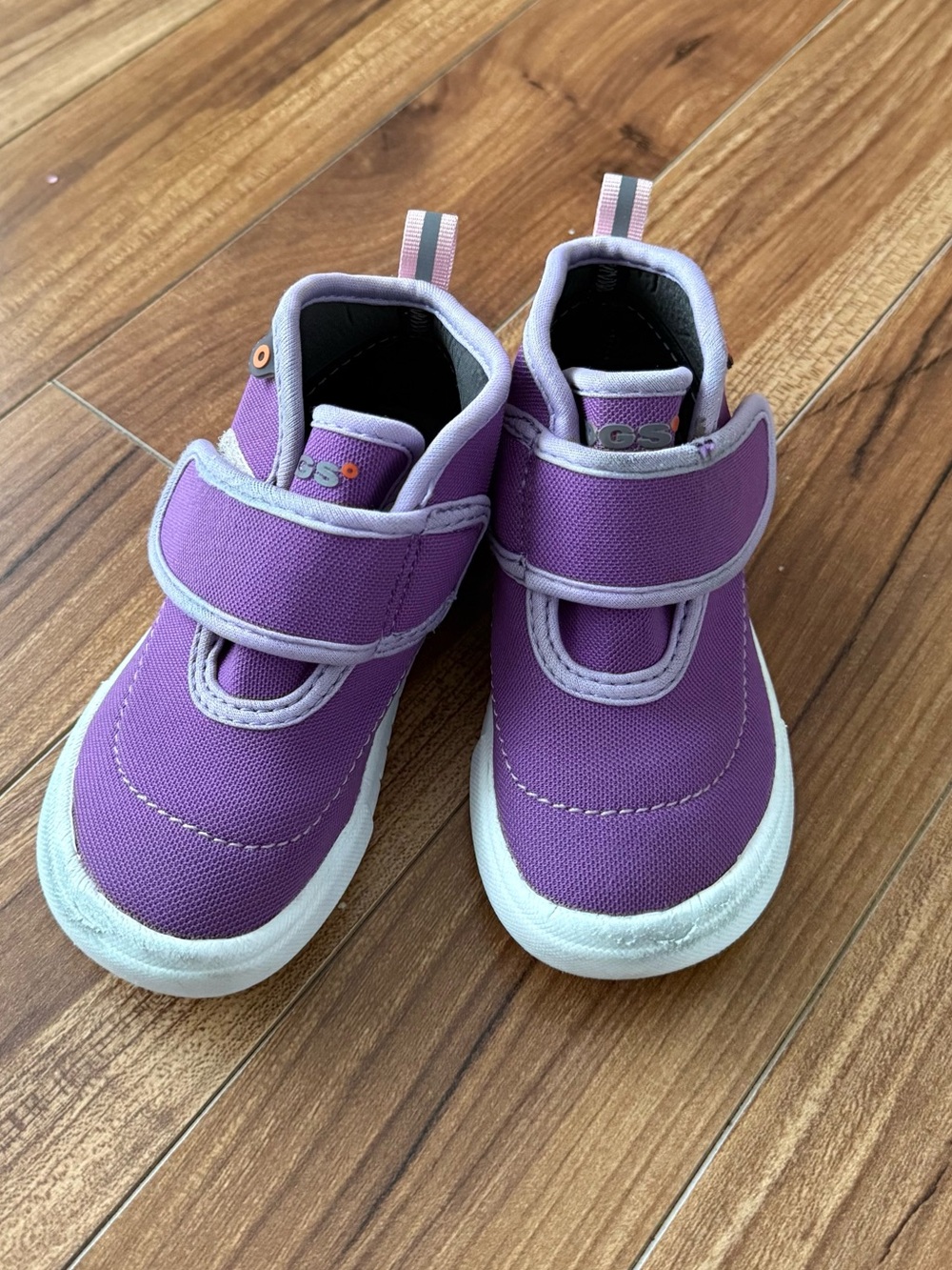 Bogs Kids Kickr Mid Purple Sneakers Shoes US 8 Euro 24